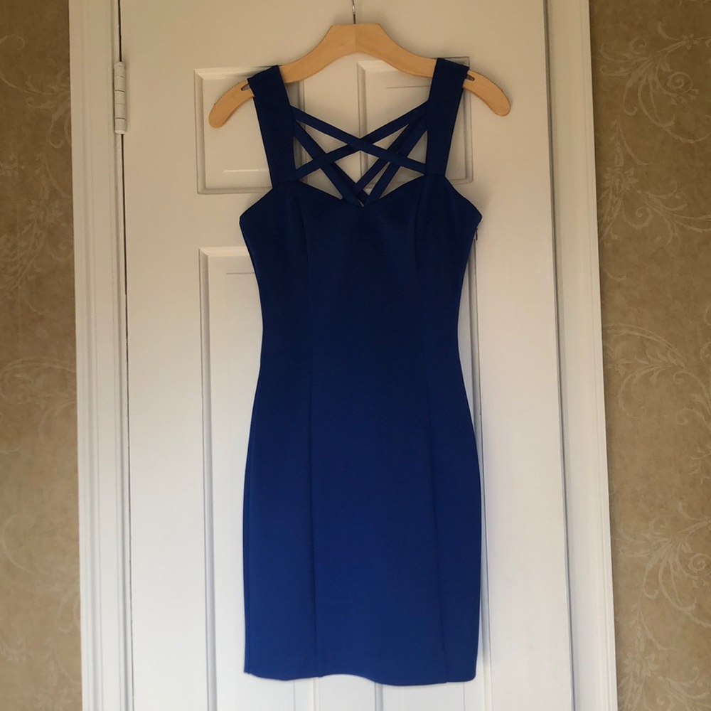 Royal Blue Guess Cocktail Dress